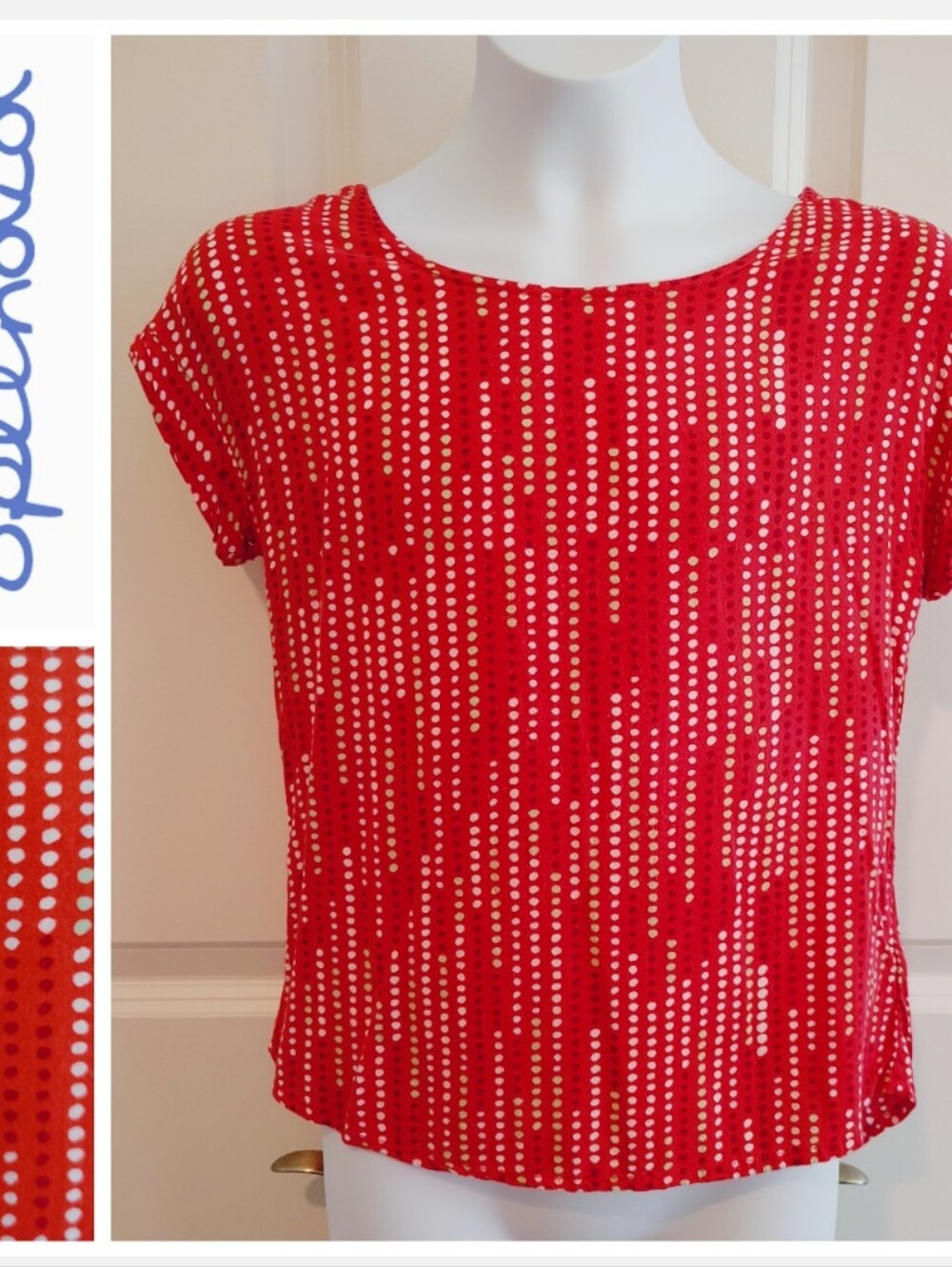 Multi-Colored Dot Blouse